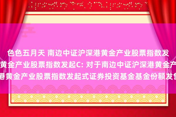 色色五月天 南边中证沪深港黄金产业股票指数发起A,南边中证沪深港黄金产业股票指数发起C: 对于南边中证沪深港黄金产业股票指数发起式证券投资基金基金份额发售手艺的提醒性公告