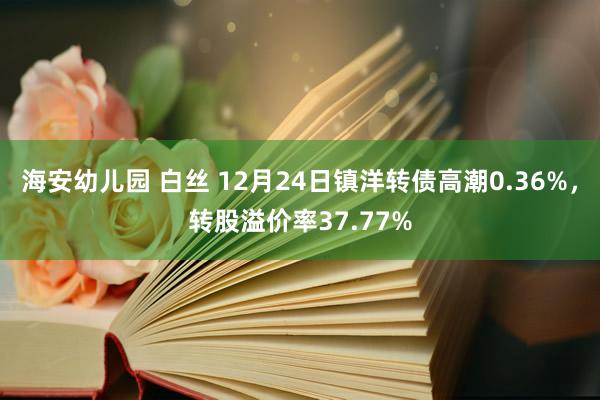 海安幼儿园 白丝 12月24日镇洋转债高潮0.36%，转股溢价率37.77%
