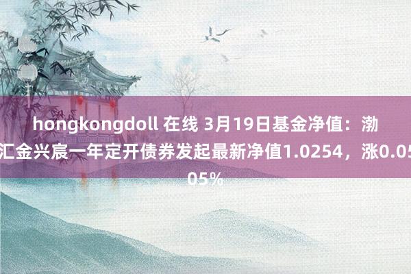 hongkongdoll 在线 3月19日基金净值：渤海汇金兴宸一年定开债券发起最新净值1.0254，涨0.05%