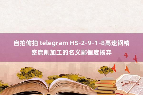 自拍偷拍 telegram HS-2-9-1-8高速钢精密磨削加工的名义鄙俚度扬弃