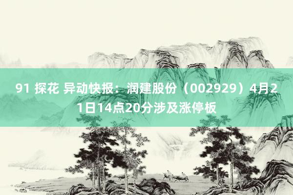 91 探花 异动快报：润建股份（002929）4月21日14点20分涉及涨停板